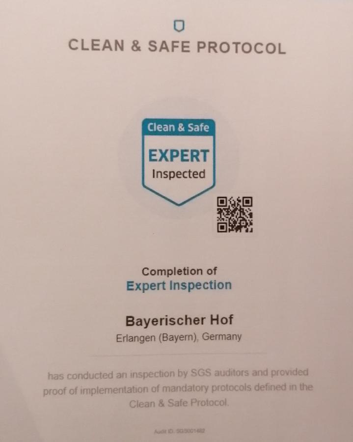 Hotel Bayerischer Hof Erlangen Extérieur photo